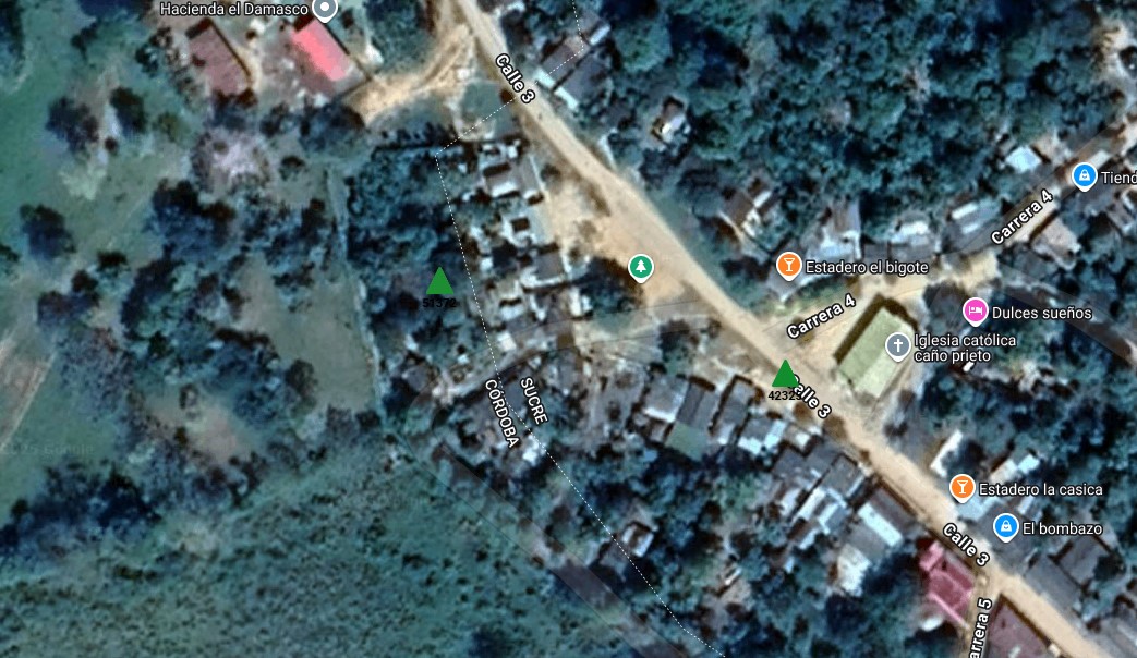 Foto de ubicación del transformador