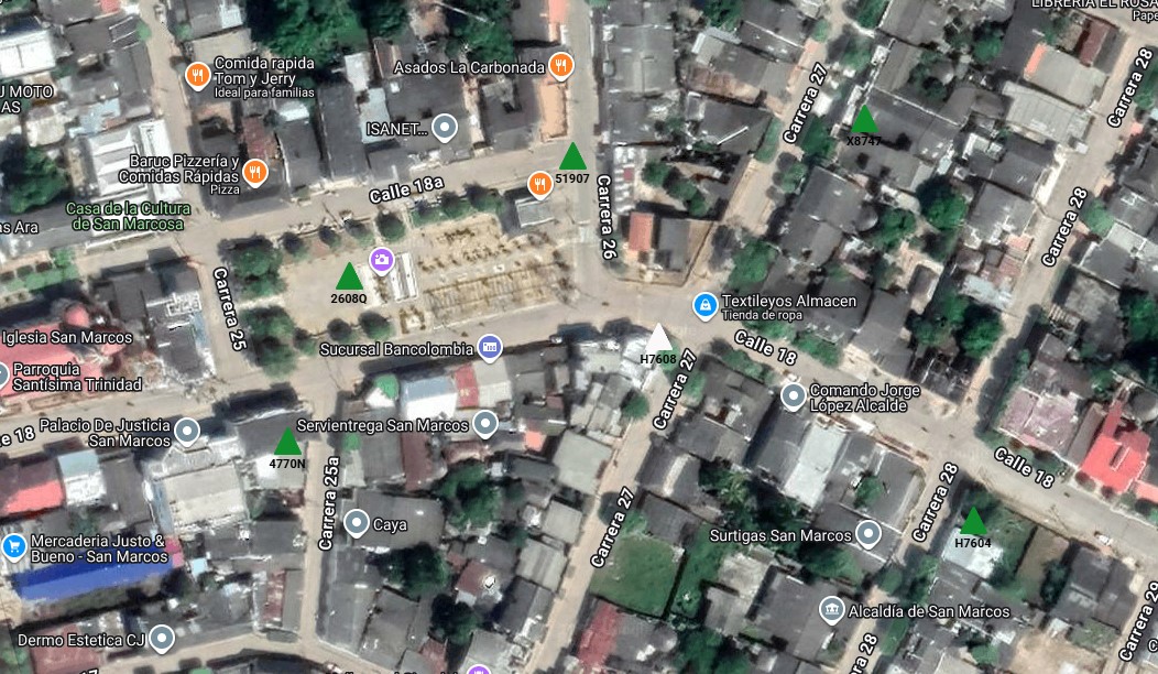 Foto de ubicación del transformador