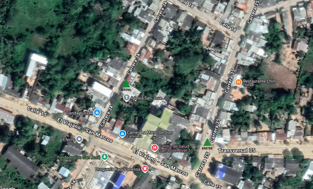 Foto de ubicación del transformador