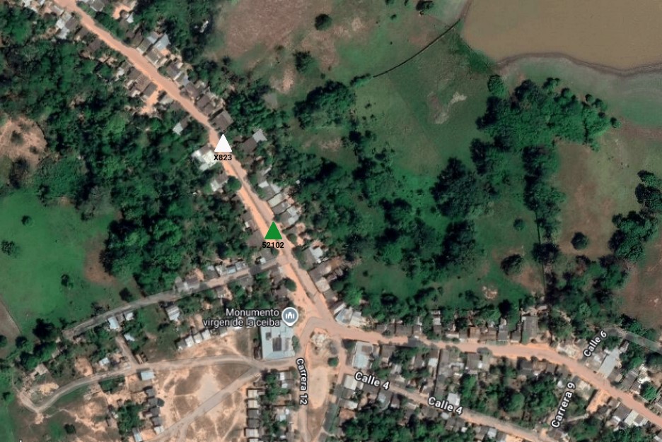 Foto de ubicación del transformador