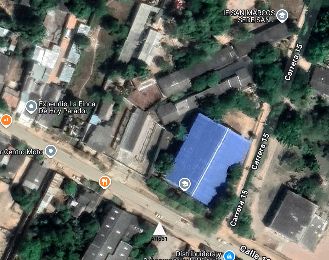 Foto de ubicación del transformador