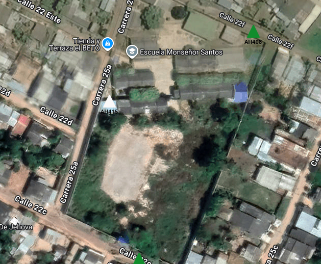 Foto de ubicación del transformador