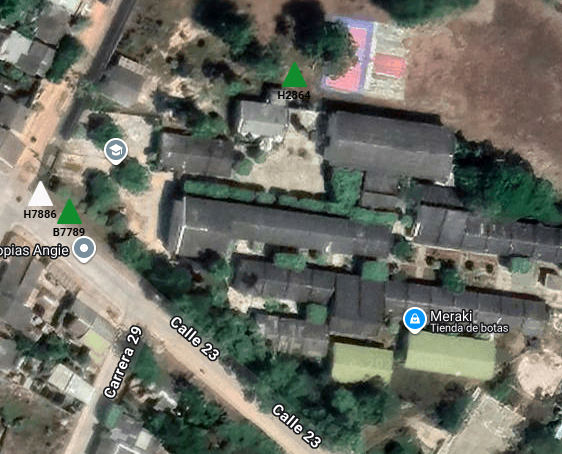 Foto de ubicación del transformador